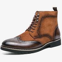 Milanoo Men's Leather Oxford Shoes