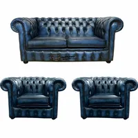 ManoMano Designer Sofas 4U 2 Seater Leather Sofas