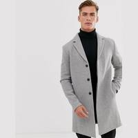 Selected Homme Men's Grey Wool Coats