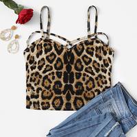 SHEIN Strappy Camisoles And Tanks for Women