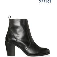 Office Leather Boots for Women