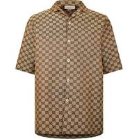 Gucci Men's Cuban Collar Shirts