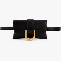 Charles & Keith Women's Black Leather Crossbody Bags