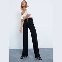 I Saw It First Women's High Waisted Wide Leg Trousers