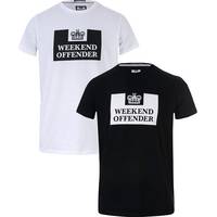Weekend Offender Men's White T-shirts