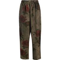 FARFETCH Women's Floral Tapered Trousers