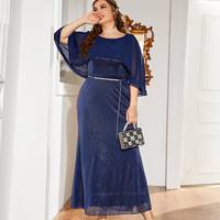 SHEIN Women's Blue Maxi Dresses