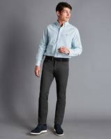 Charles Tyrwhitt Men's Textured Trousers