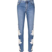 Ermanno Scervino Women's Cotton Floral Trousers