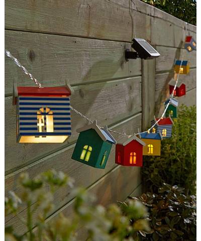 beach hut fairy lights