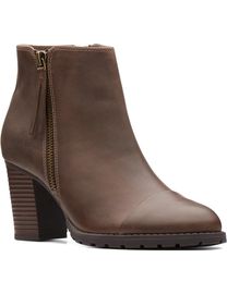 Shop Clarks Women s High Heel Ankle Boots up to 70 Off DealDoodle