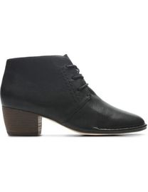 Shop Clarks Women s Black Lace Up Ankle Boots up to 75 Off DealDoodle