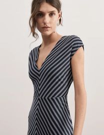 Jaeger striped dress best sale