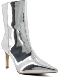 Dune silver boots best sale