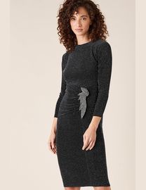 Shop Monsoon Women's Black Sequin Dresses up to 60% Off | DealDoodle