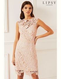 Lipsy two tone lace a line midi dress hotsell