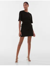 Shop Bershka Women s T shirt Dresses up to 45 Off DealDoodle