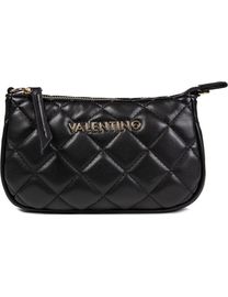 Valentino by mario valentino bicorno croc shoulder saddle bag in black sale