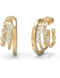 Shop Women s Guess Gold Earrings up to 65 Off DealDoodle