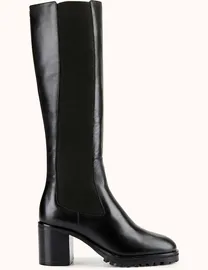 Shop COSMOPARIS Women s Black Leather Boots up to 50 Off DealDoodle