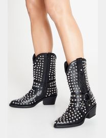 Shop Debenhams Faith Women s Black Boots up to 70 Off DealDoodle