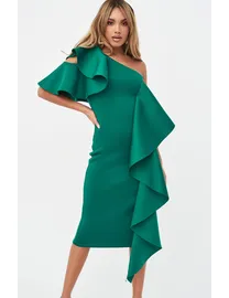 Lavish alice green scuba dress on sale