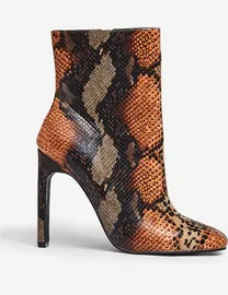 Shop Dorothy Perkins Snake Print Boots up to 80 Off DealDoodle