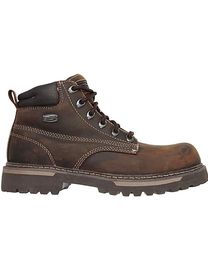 Skechers hobbes low work boots mens on sale