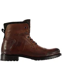 Shop Firetrap Men s Leather Ankle Boots up to 95 Off DealDoodle