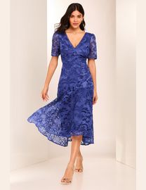 Lipsy vip tori print high low maxi dress best sale