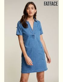 Fat face rachel denim dress best sale