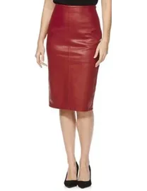 Tesco Leather Skirt Midi Mini DealDoodle