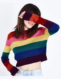 Shop New Look Women s Rainbow Jumpers up to 80 Off DealDoodle