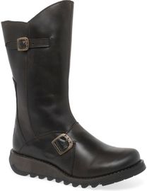 Shop Fly London Women s Brown Boots up to 75 Off DealDoodle