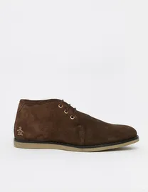 Original penguin mens lawyer suede boots black best sale