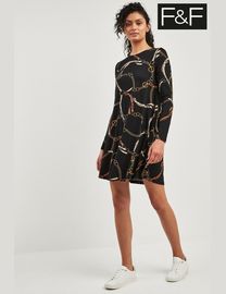 Shop Women s Tesco F F Clothing Printed Dresses DealDoodle