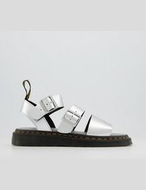 Shop Dr. Martens Women s Silver Sandals up to 40 Off DealDoodle