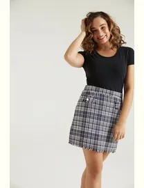 Navy skirt tesco best sale