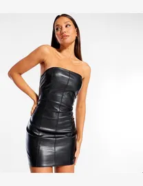 Shop Missguided Women s Leather Dresses up to 55 Off DealDoodle