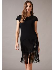 Shop Phase Eight Women s Black Tassel Dresses up to 70 Off DealDoodle