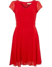 Billie fashion and blossom red dress