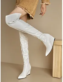 Milanoo thigh high boots hotsell