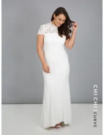 Shop Chi Chi London Plus Size White Dresses up to 75 Off DealDoodle