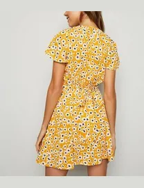 Cameo rose mustard dress best sale