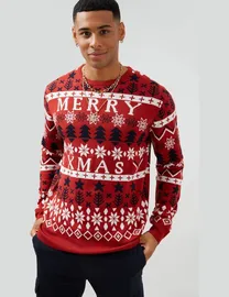 Burton mens christmas jumper hotsell