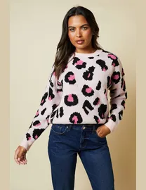 Shop Debenhams Women s Leopard Print Jumpers up to 90 Off DealDoodle