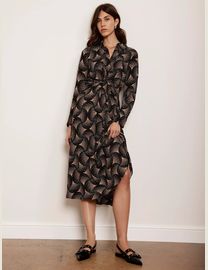 Mint velvet audrey print shirt dress best sale