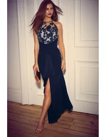 Lipsy sequin built up maxi dress best sale