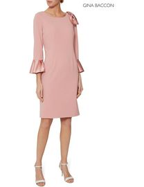 Shop Gina Bacconi Women s Pink Satin Dresses up to 70 Off DealDoodle