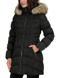 Shop Laundry By Shelli Segal Women s Fur Hood Coats up to 55 Off DealDoodle